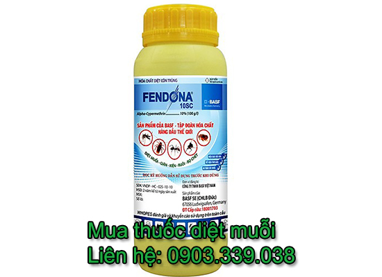 Hình ảnh chai thuốc diệt muỗi FENDONA 10SC
