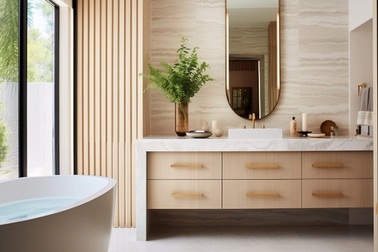 zen guest bathroom design by decorilla crop 1721296130112